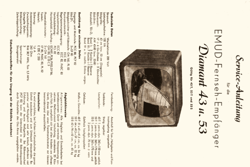 Diamant 43T; Emud, Ernst Mästling (ID = 2415760) Television