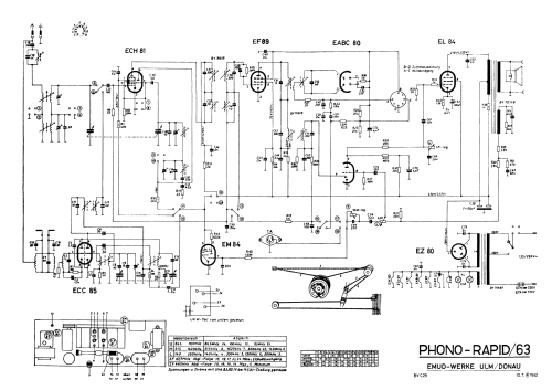 Phono Rapid 63; Emud, Ernst Mästling (ID = 2669974) Radio