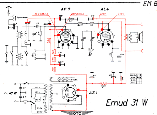 Record 31 W; Emud, Ernst Mästling (ID = 1963410) Radio