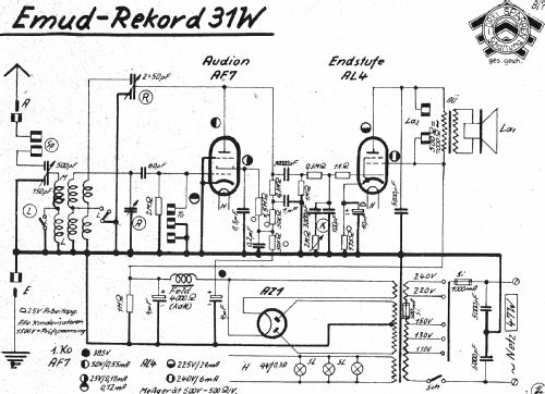 Record 31 W; Emud, Ernst Mästling (ID = 918520) Radio