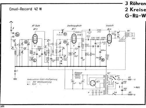 Record 42-W; Emud, Ernst Mästling (ID = 14143) Radio