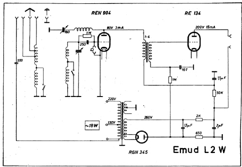 Record-Standard LW2 oder L2W; Emud, Ernst Mästling (ID = 1183001) Radio