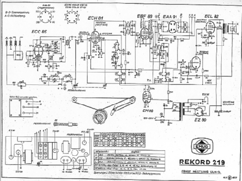 Rekord 219; Emud, Ernst Mästling (ID = 2632730) Radio