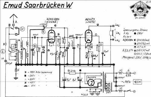 Saarbrücken W; Emud, Ernst Mästling (ID = 918543) Radio