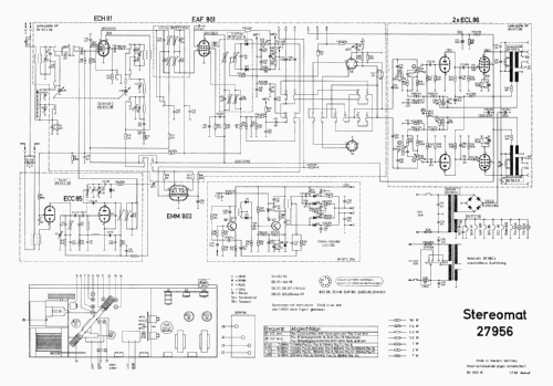 Stereomat - Chassis 27 956; Emud, Ernst Mästling (ID = 2335911) Radio