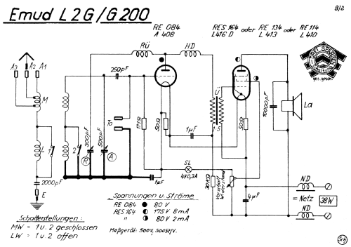 Volksradio G2L; Emud, Ernst Mästling (ID = 1958397) Radio