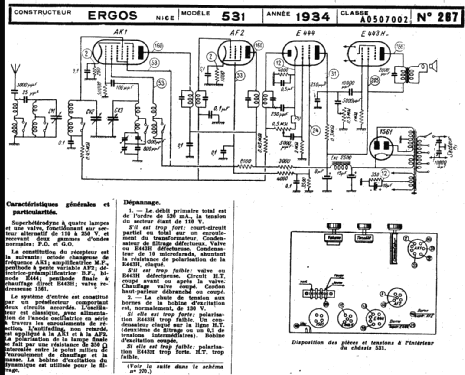 Ergos 531; Radio-Célard, Ergos, (ID = 217098) Radio