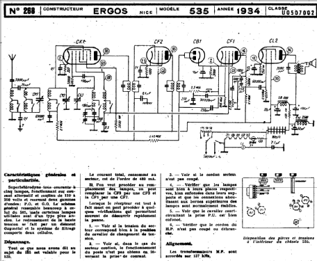 Ergos 535; Radio-Célard, Ergos, (ID = 217096) Radio