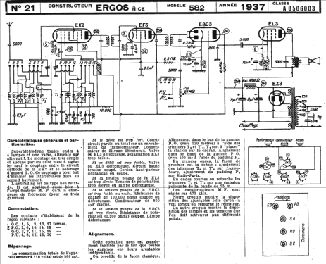 Ergos 582; Radio-Célard, Ergos, (ID = 222412) Radio