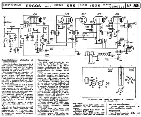 Ergos 585; Radio-Célard, Ergos, (ID = 217097) Radio