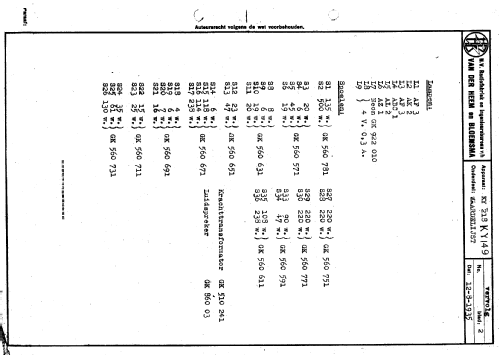 KY149; Erres, Van der Heem (ID = 229568) Radio