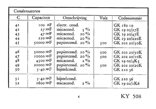 KY-508; Erres, Van der Heem (ID = 1446424) Radio