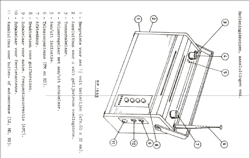 Portable Radio RP1666; Erres, Van der Heem (ID = 2547926) Radio