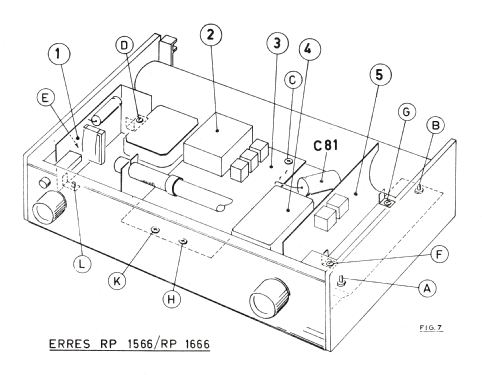 Portable Radio RP1666; Erres, Van der Heem (ID = 2547928) Radio