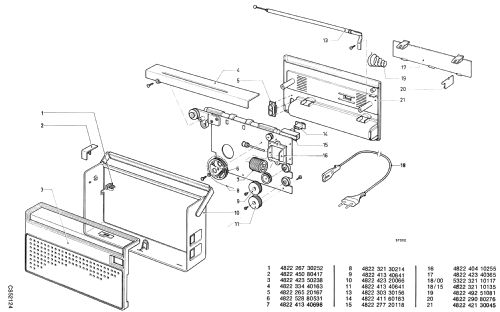 Radioportable SX-1301; Erres, Van der Heem (ID = 1913209) Radio