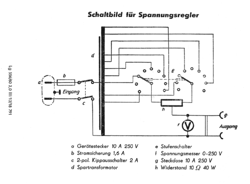 Stelltransformator St260/3; ESG Elektroschaltger (ID = 2009319) Power-S