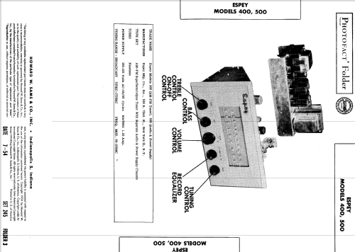 500 ; Espey Mfg. Co., Inc. (ID = 565833) Ampl/Mixer