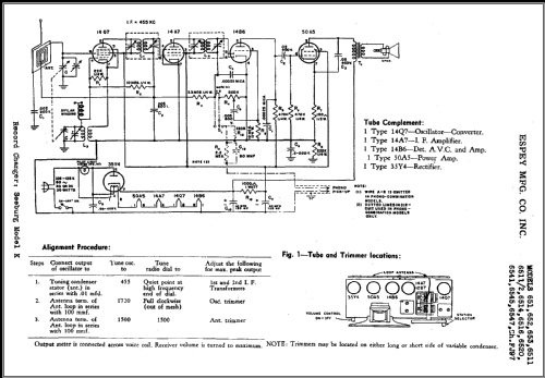 6511/2 ; Espey Mfg. Co., Inc. (ID = 456549) Radio