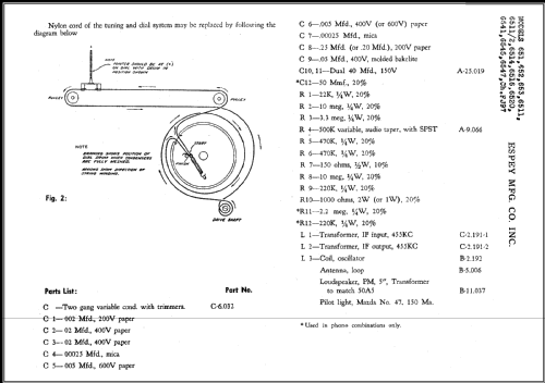 6511/2 ; Espey Mfg. Co., Inc. (ID = 456550) Radio