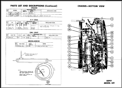 651 Ch= FJ-97; Espey Mfg. Co., Inc. (ID = 456538) Radio