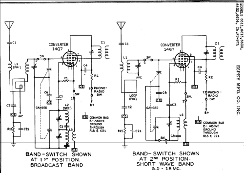 6613 Ch= FJ-97A; Espey Mfg. Co., Inc. (ID = 322644) Radio