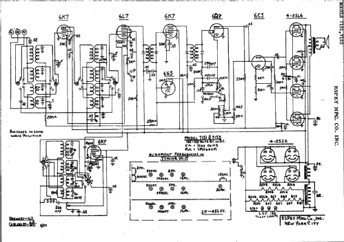 7151 ; Espey Mfg. Co., Inc. (ID = 321213) Radio