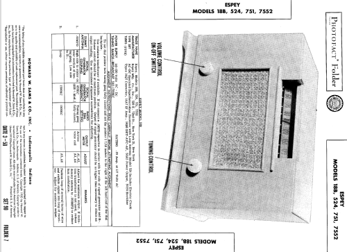 7552 ; Espey Mfg. Co., Inc. (ID = 565811) Radio