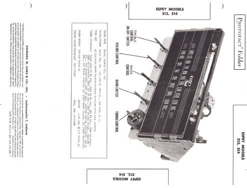 514 Ampl/Mixer Espey Mfg. Co., Inc.; New York NY, Build 1951 ...