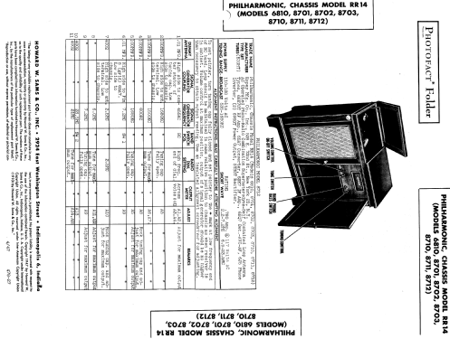 Philharmonic 6810 ch=RR14; Espey Mfg. Co., Inc. (ID = 842076) Radio