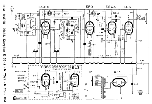 K75-S; Eterphon; Torino (ID = 963136) Radio