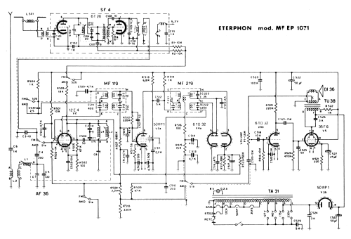 MF EP1071; Eterphon; Torino (ID = 2696016) Radio