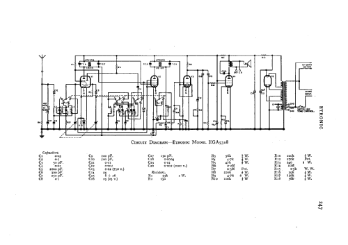 EGA 5318; Etronic Brand, Hale (ID = 1336625) Radio