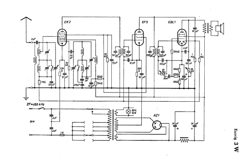 3W; Eumig, Elektrizitäts (ID = 8535) Radio