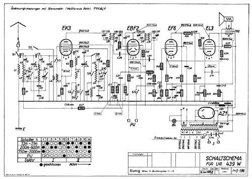 439W; Eumig, Elektrizitäts (ID = 169034) Radio