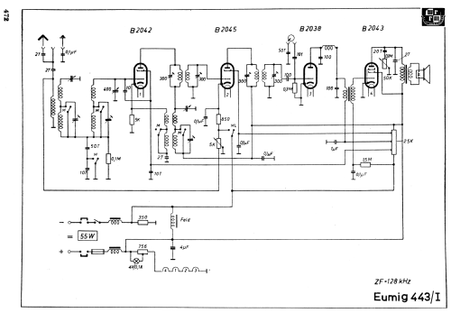 443-I; Eumig, Elektrizitäts (ID = 2262297) Radio