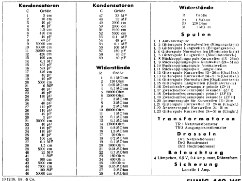 449WE Type 1939; Eumig, Elektrizitäts (ID = 169031) Radio