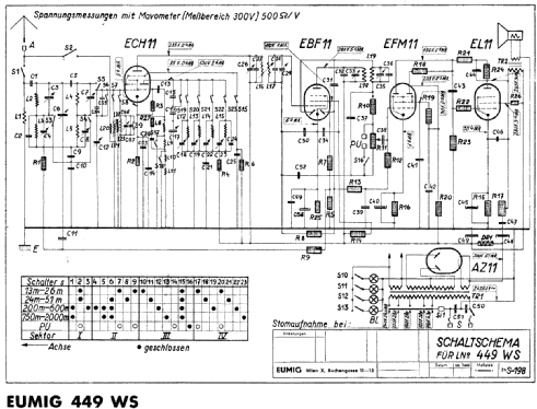 449WS; Eumig, Elektrizitäts (ID = 169032) Radio