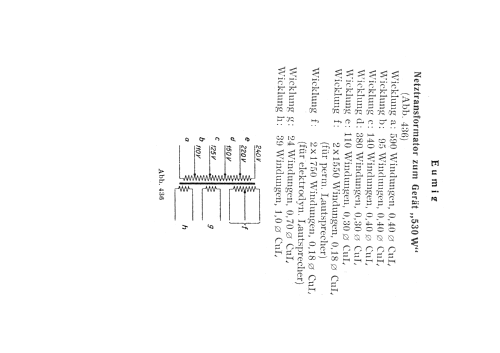 530W; Eumig, Elektrizitäts (ID = 337647) Radio