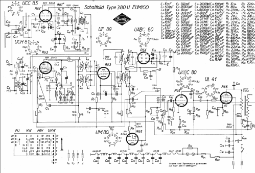 Eumigo 380U; Eumig, Elektrizitäts (ID = 58862) Radio