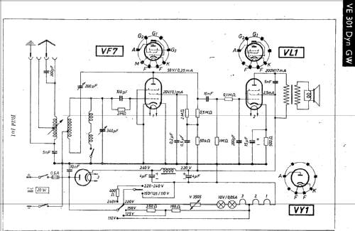 Volksempfänger VE301 Dyn GW; Eumig, Elektrizitäts (ID = 360066) Radio