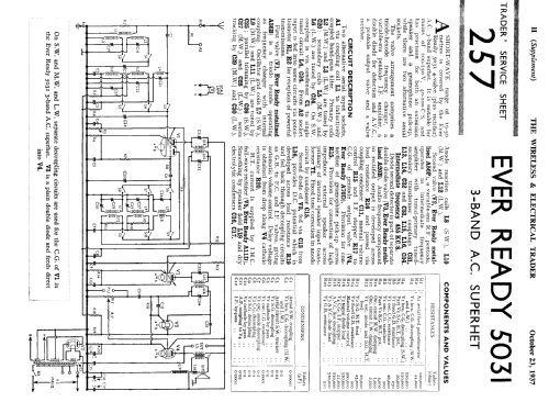 5031; Ever Ready Co. GB (ID = 1038973) Radio