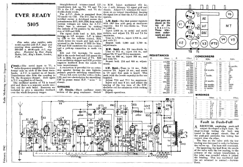 5105; Ever Ready Co. GB (ID = 1297256) Radio