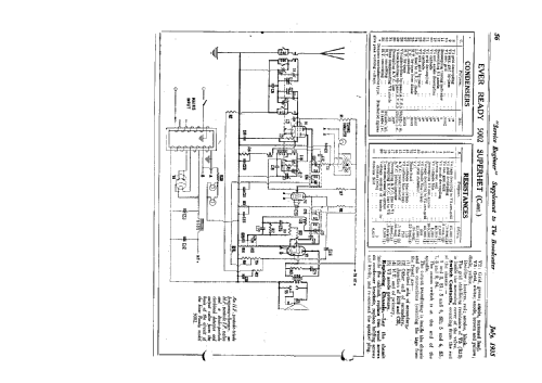Superhet Three 5002; Ever Ready Co. GB (ID = 1336762) Radio