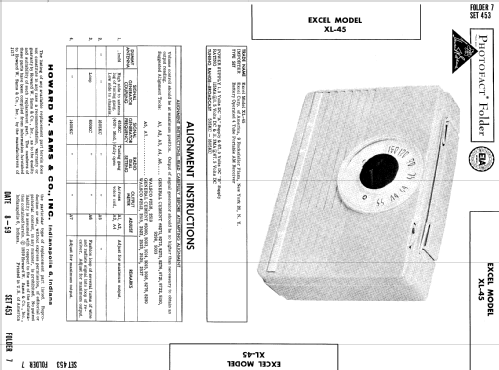 XL-45 ; Excel Corp. of (ID = 602274) Radio