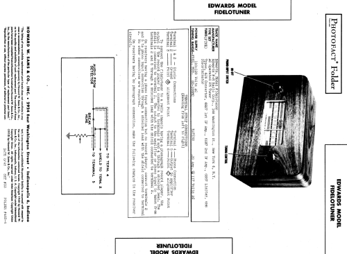 Edwards Fidelotuner ; F.M. Specialties, (ID = 946293) Radio