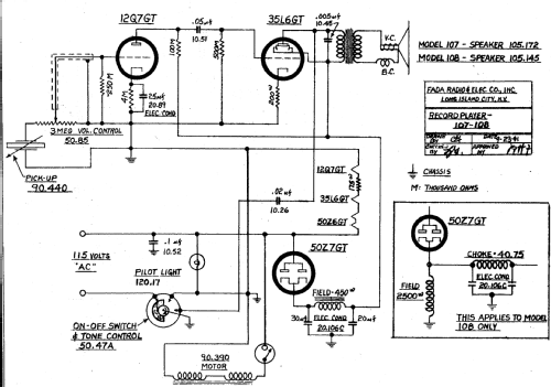 107 ; Fada Radio & (ID = 395481) Ampl/Mixer