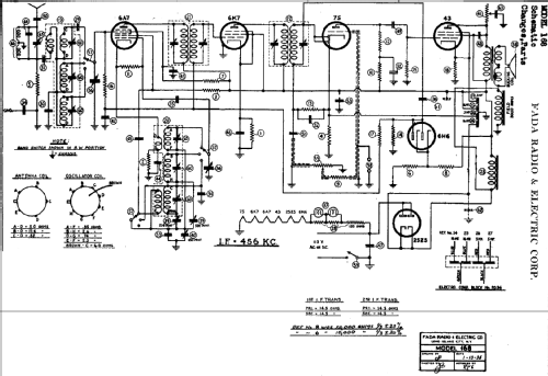 168 Radio Fada Radio & Electric Co.; Long Island NY, build |Radiomuseum.org