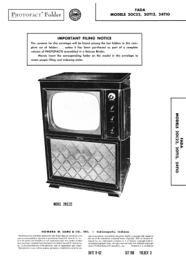 20C22; Fada Radio & (ID = 3093694) Television