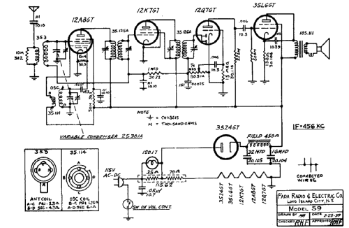 59 or 59T ; Fada Radio & (ID = 392626) Radio