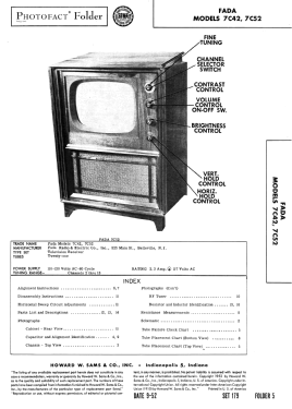 7C52; Fada Radio & (ID = 3090675) Television